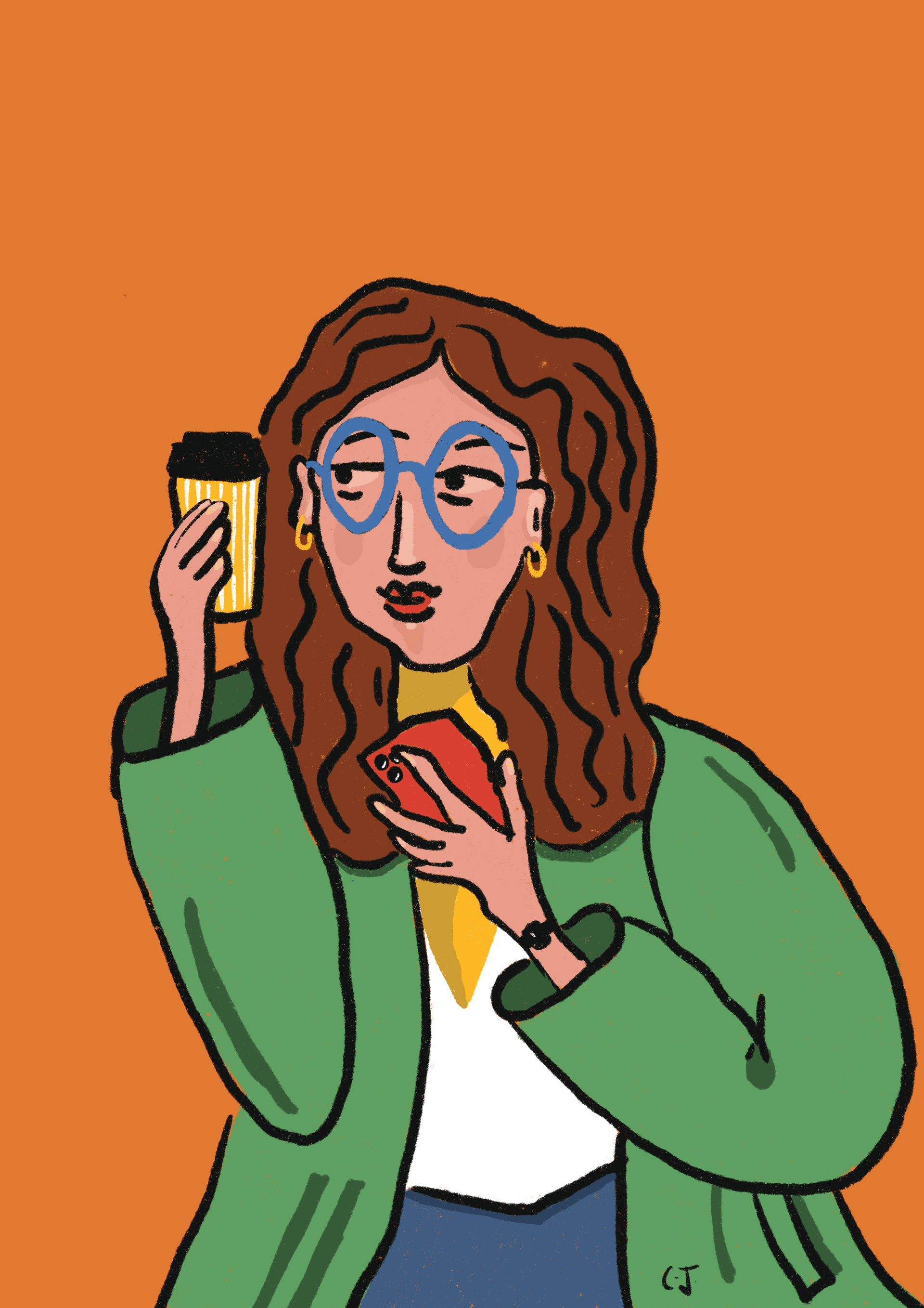 Coffee morning scene